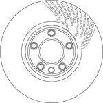 Bremsscheibe Vw P. Touareg 3.0-4.2 V8 10-Le beschichtet DF6697S Bremsscheibe Vw P. Touareg 3.0-4.2 V8 10-Le beschichtet DF6697S