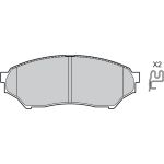Valeo Bremsbelagsatz 598521 Valeo Bremsbelagsatz 598521