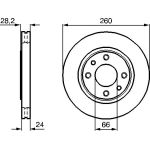 Bosch Bremsscheibe Vorderachse 0 986 478 830 Bosch Bremsscheibe Vorderachse 0 986 478 830