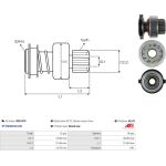 FREILAUFGETRIEBE, STARTER SD0147P FREILAUFGETRIEBE, STARTER SD0147P