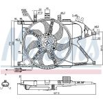 Nissens Kühlerlüfter PKW 85196 Nissens Kühlerlüfter PKW 85196