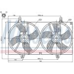 Nissens Kühlerlüfter PKW 85526