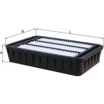 MAHLE Luftfilter LX 2616 MAHLE Luftfilter LX 2616
