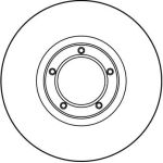 TRW Bremsscheibe Ford Transit 2.0/2.5 Td 91-00 DF1623 TRW Bremsscheibe Ford Transit 2.0/2.5 Td 91-00 DF1623