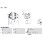 Lichtmaschine 0 986 043 981