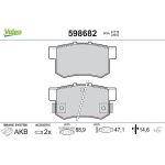 Valeo Bremsbelagsatz 598682