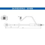ATE Bremsschlauch 24.5152-0316.3 ATE Bremsschlauch 24.5152-0316.3