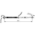 Bremsschlauch VA re 1 987 481 A56 Bremsschlauch VA re 1 987 481 A56