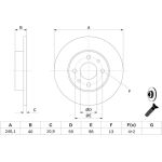 Bremsscheibe VA/HA 0 986 478 342 Bremsscheibe VA/HA 0 986 478 342