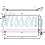 Wasserkühler PKW 64679A Wasserkühler PKW 64679A