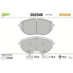 Valeo Bremsbelagsatz 302548 Valeo Bremsbelagsatz 302548