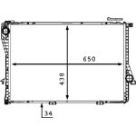 Kühler, Motorkühlung CR 295 000P Kühler, Motorkühlung CR 295 000P