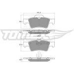 TOMEX brakes Bremsbelagsatz, Scheibenbremse TX 14-30 TOMEX brakes Bremsbelagsatz, Scheibenbremse TX 14-30