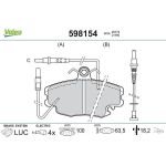 VALEO Bremsbeläge 598154 VALEO Bremsbeläge 598154