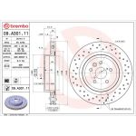 BREMBO Bremsscheibe 09.A301.11 BREMBO Bremsscheibe 09.A301.11