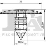 FA1 Befestigungsclip Zier-/Schutzleiste 21-10008.10 FA1 Befestigungsclip Zier-/Schutzleiste 21-10008.10