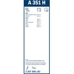 Bosch Scheibenwischer Aerotwin A351H 350 3397008192 Bosch Scheibenwischer Aerotwin A351H 350 3397008192