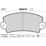 Valeo Bremsbelagsatz 598078 Valeo Bremsbelagsatz 598078