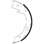 Handbremsbacken Toyota Avensis/Corolla/Yaris 02-08 91063200 Handbremsbacken Toyota Avensis/Corolla/Yaris 02-08 91063200