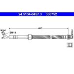 ATE Bremsschlauch 24.5134-0457.3 ATE Bremsschlauch 24.5134-0457.3