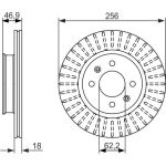 Bremsscheibe VA 0 986 479 577 Bremsscheibe VA 0 986 479 577