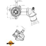 Thermostat, Kühlmittel 725164 Thermostat, Kühlmittel 725164