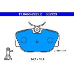 Bremsbelagsatz Db P. W201 1,8-2,6 82-93 13.0460-2923.2 Bremsbelagsatz Db P. W201 1,8-2,6 82-93 13.0460-2923.2