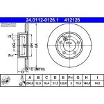 Bremsscheibe Bmw P. 3/Z3 (E36) 1,6-2,0 90-03 24.0112-0126.1 Bremsscheibe Bmw P. 3/Z3 (E36) 1,6-2,0 90-03 24.0112-0126.1