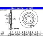 Bremsscheibe Hyundai T. I40 1.6-2.0 Gdi 11 24.0110-0370.1 Bremsscheibe Hyundai T. I40 1.6-2.0 Gdi 11 24.0110-0370.1