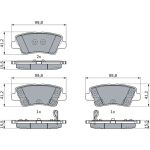 Bremsbelag 0 986 424 959 Bremsbelag 0 986 424 959