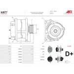 A4077 AS-PL Lichtmaschine (Generator) A4077