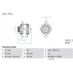 Lichtmaschine 0 986 049 081