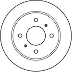 Bremsscheibe Nissan T. Primera DF2592 Bremsscheibe Nissan T. Primera DF2592