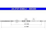 ATE Handbremsseil 24.3727-0360.2 ATE Handbremsseil 24.3727-0360.2