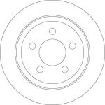 Bremsscheibe Jeep T. Cherokee 01-08 DF6386 Bremsscheibe Jeep T. Cherokee 01-08 DF6386