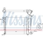 Nissens Wasserkühler PKW 61335A Nissens Wasserkühler PKW 61335A