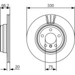 Bremsscheibe 0 986 479 622 Bremsscheibe 0 986 479 622