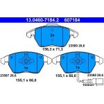 13.0460-7184.2 ATE Bremsbelagsatz VW Vorderachse Golf5 03-/Passat 05 13.0460-7184.2 13.0460-7184.2 ATE Bremsbelagsatz VW Vorderachse Golf5 03-/Passat 05 13.0460-7184.2