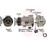 Van Wezel Klimakompressor 3700K606 Van Wezel Klimakompressor 3700K606