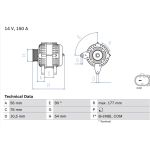Lichtmaschine 0 986 080 580 Lichtmaschine 0 986 080 580