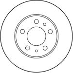 TRW Bremsscheibe DF1687 TRW Bremsscheibe DF1687