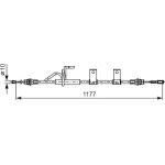 Handbremsseil li 1987482404 Handbremsseil li 1987482404