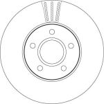 51 481 049 Bremsscheibe VA DF4465 51 481 049 Bremsscheibe VA DF4465