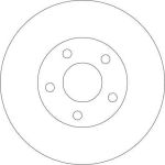 Bremsscheibe Nissan P. Primera DF4316 Bremsscheibe Nissan P. Primera DF4316
