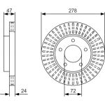 Bremsscheibe 0 986 479 A52 Bremsscheibe 0 986 479 A52