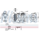 Nissens Klimakompressor PKW 890166 Nissens Klimakompressor PKW 890166