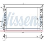 Nissens Wasserkühler PKW 61802 Nissens Wasserkühler PKW 61802