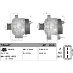 DENSO Generator DAN987 DENSO Generator DAN987