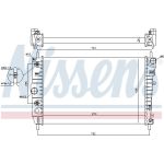 Nissens Wasserkühler PKW 66701 Nissens Wasserkühler PKW 66701