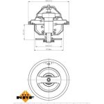 NRF Thermostat 725186 NRF Thermostat 725186